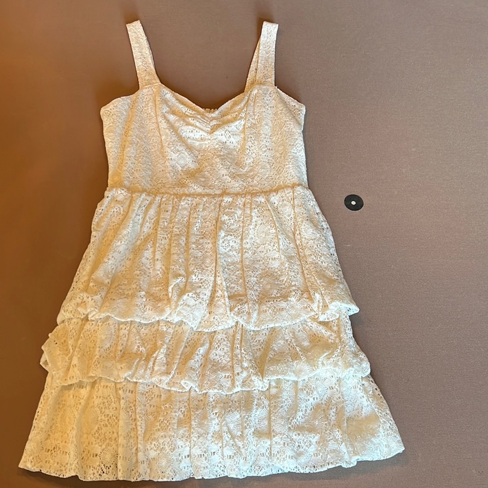 GUESS boho lace tiered dress size 5 fits like W4